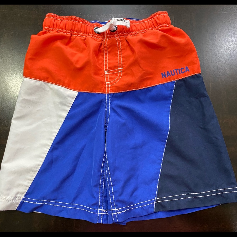 Náutica Boys Color Block Swim trunk Size XL (7X)